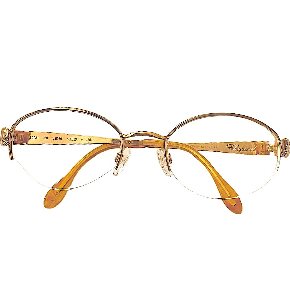Chopard Women's 23K Gold Plated Glasses Frame